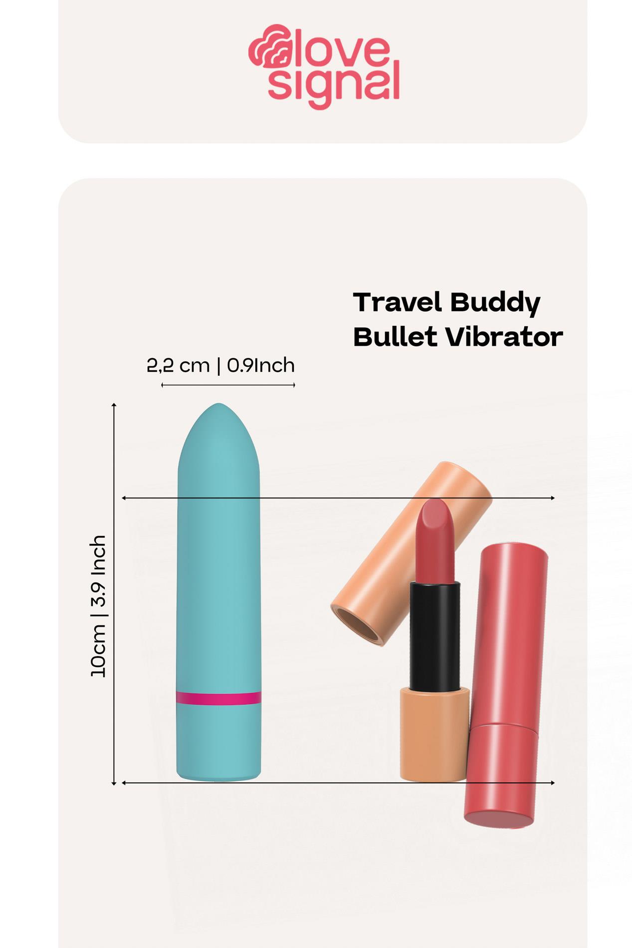 Wibrator bullet Travel Buddy Dream Toys 10 cm USB - obrazek 6