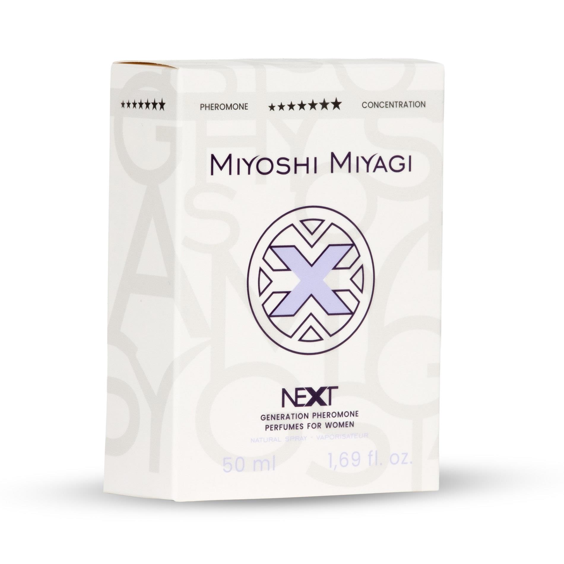 Perfumy damskie z feromonami Miyoshi Miyagi Next X 50 ml - obrazek 6