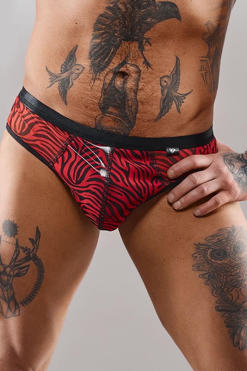 Majtki brazyliany Regnes Fetish Planet zebra M - obrazek 7