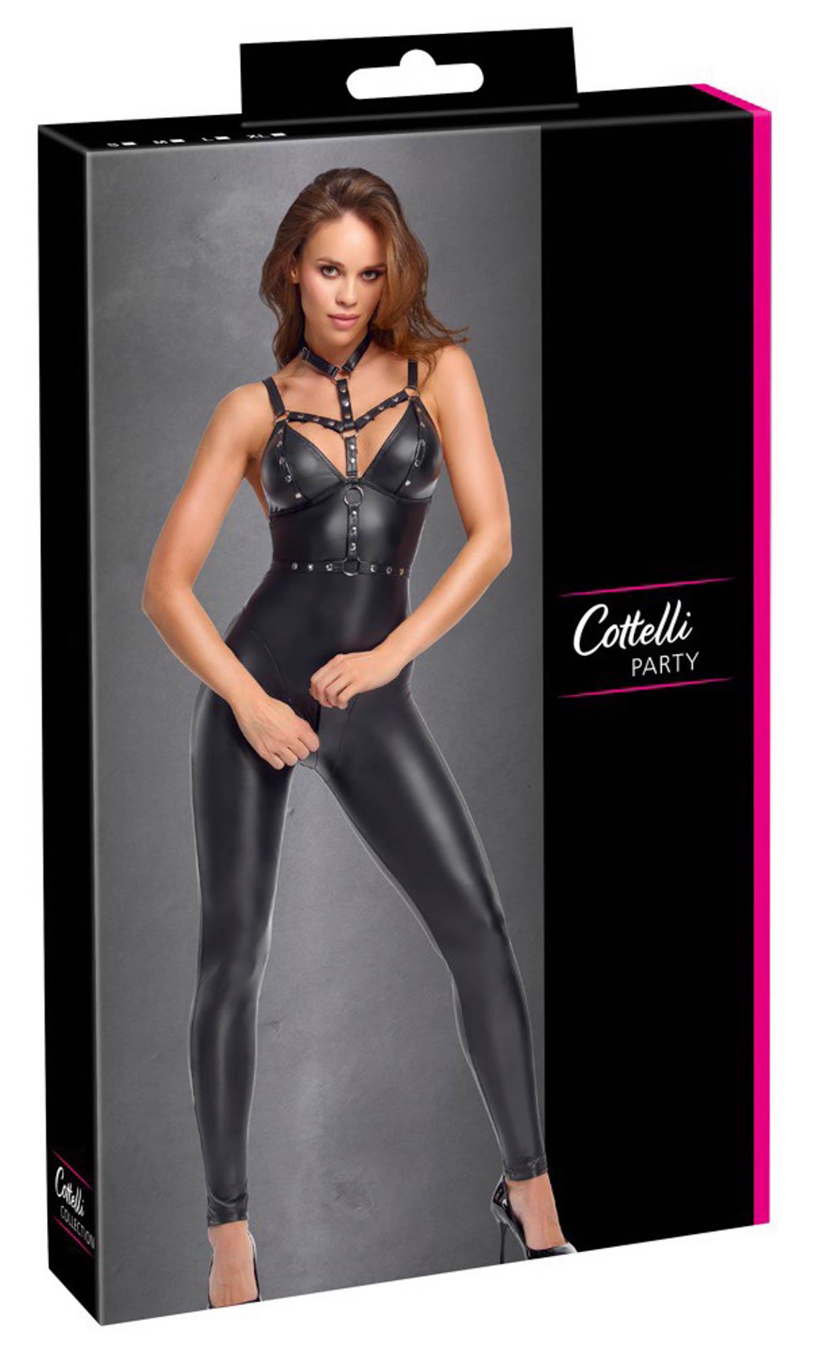 Kombinezon harness Cottelli PARTY czarny M - obrazek 6