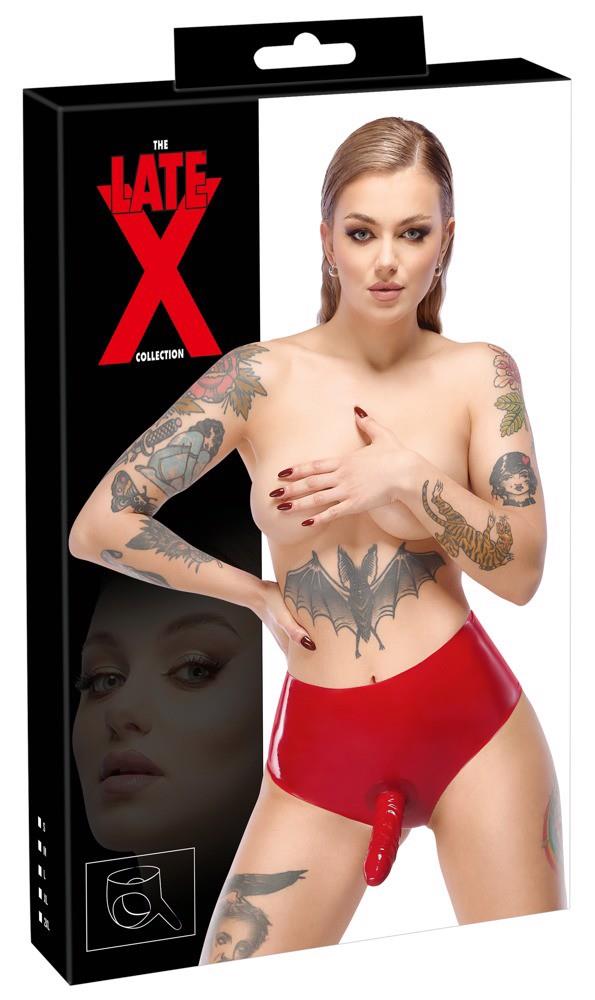 Dildo-Slip aus Latex S - obrazek 7