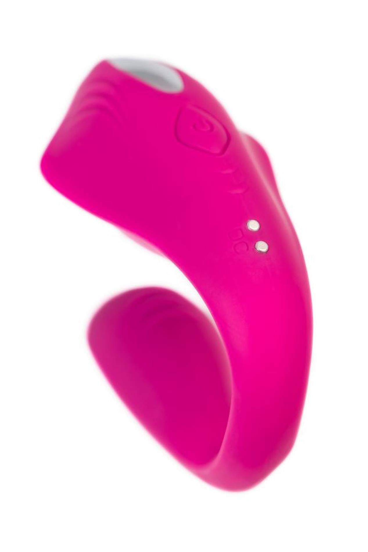 Wibrator podwójny Cobrum A Toys silikonowy różowy 9.6 cm - obrazek 6