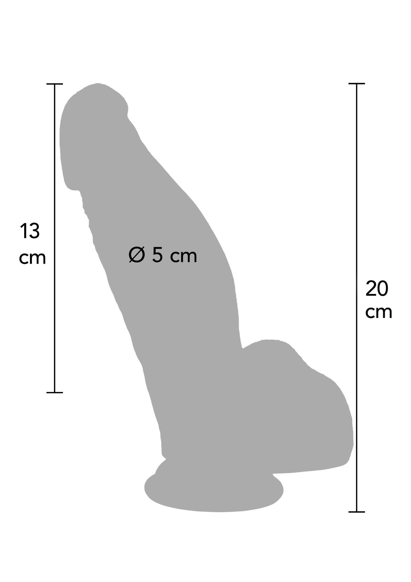 Ultra realistyczne dildo silikonowe Hidden Desire 20 cm - obrazek 7