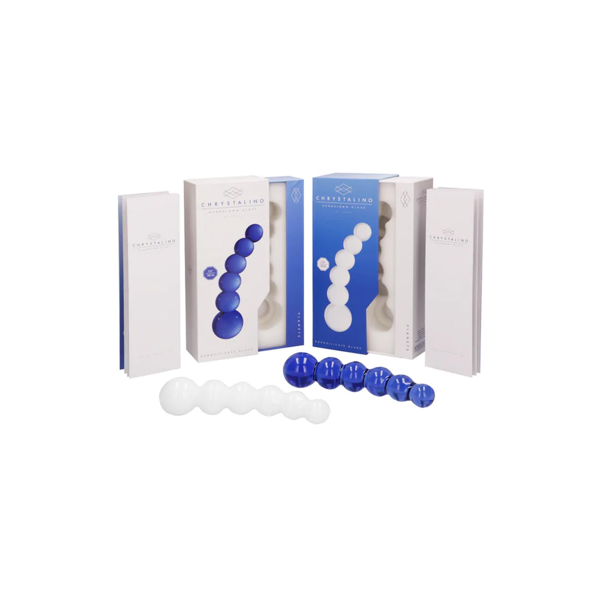 Dildo szklane Planets Chrystalino 18,5 cm - obrazek 6