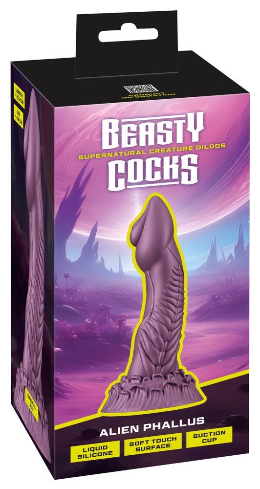 Dildo silikonowe Beasty Cocks Alien Phallus 21 cm - obrazek 6