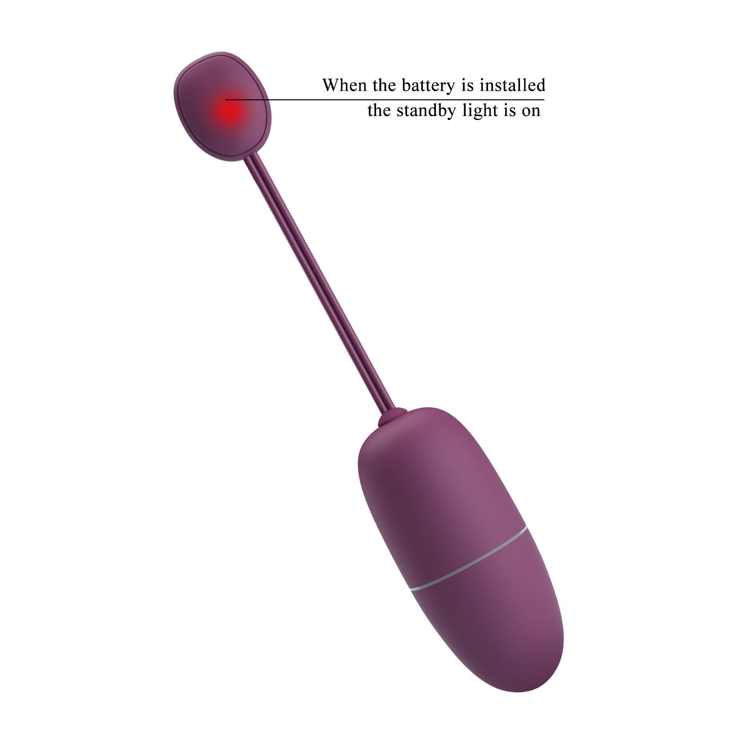 PRETTY LOVE - Nymph, 12 vibration functions Mobile APP Long-distance Control, ABS, 1 AAA battery - obrazek 10