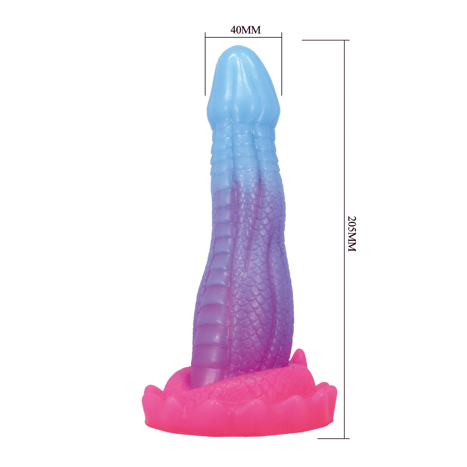 Dildo silikonowe faliste Power Monsters Void Python 20.5 cm - obrazek 6
