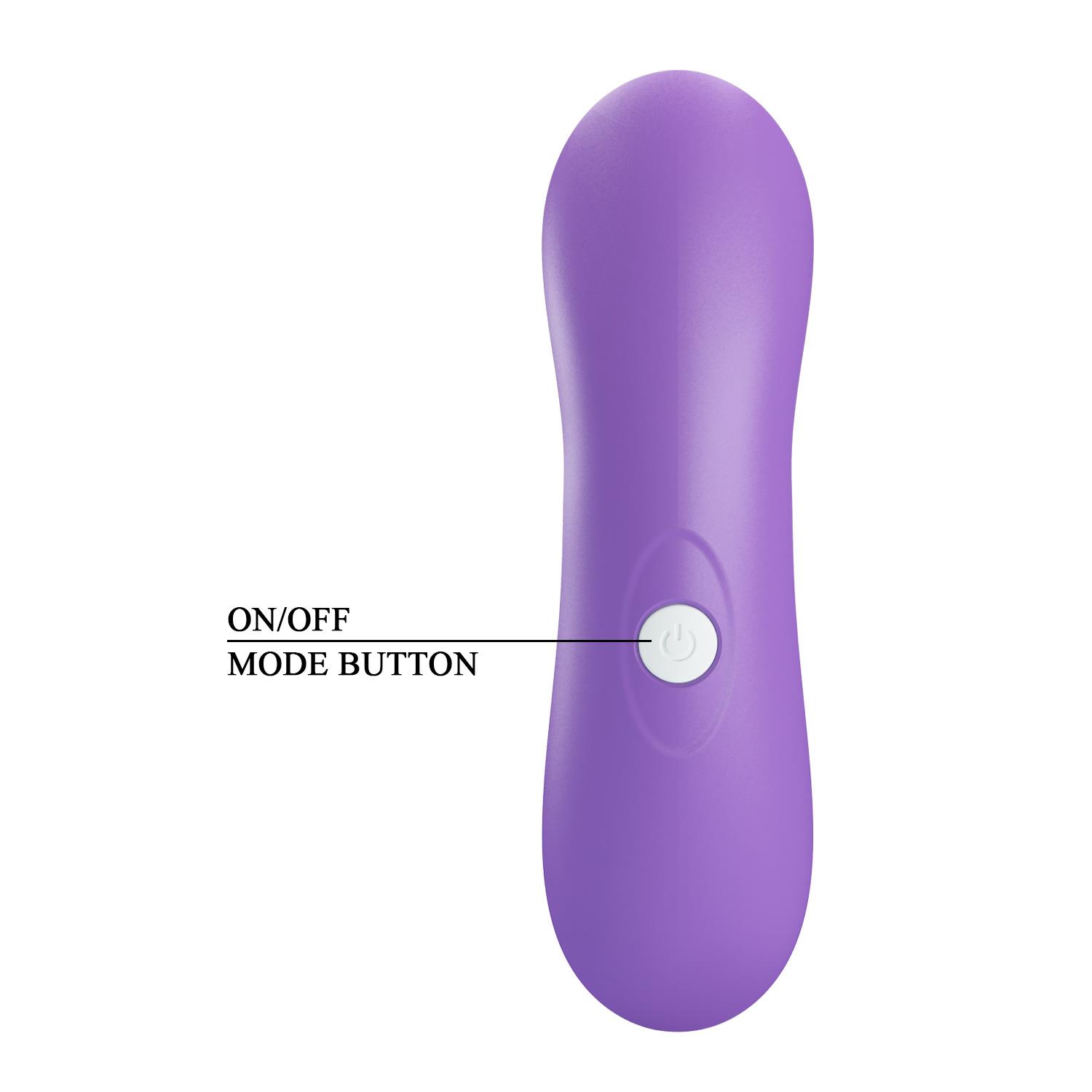 Kompaktowy stymulator ssący Breezer Romance fioletowy - obrazek 7