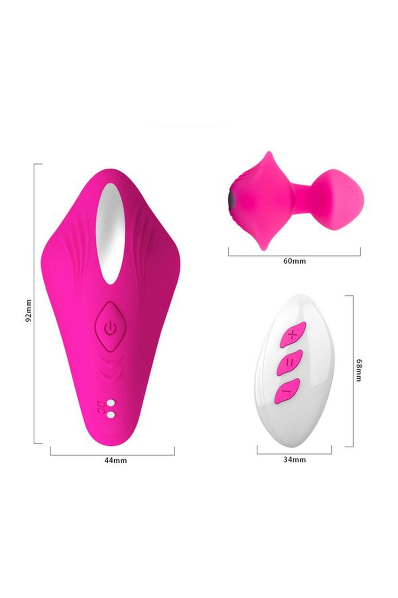 Wibrator podwójny Cobrum A Toys silikonowy różowy 9.6 cm - obrazek 8