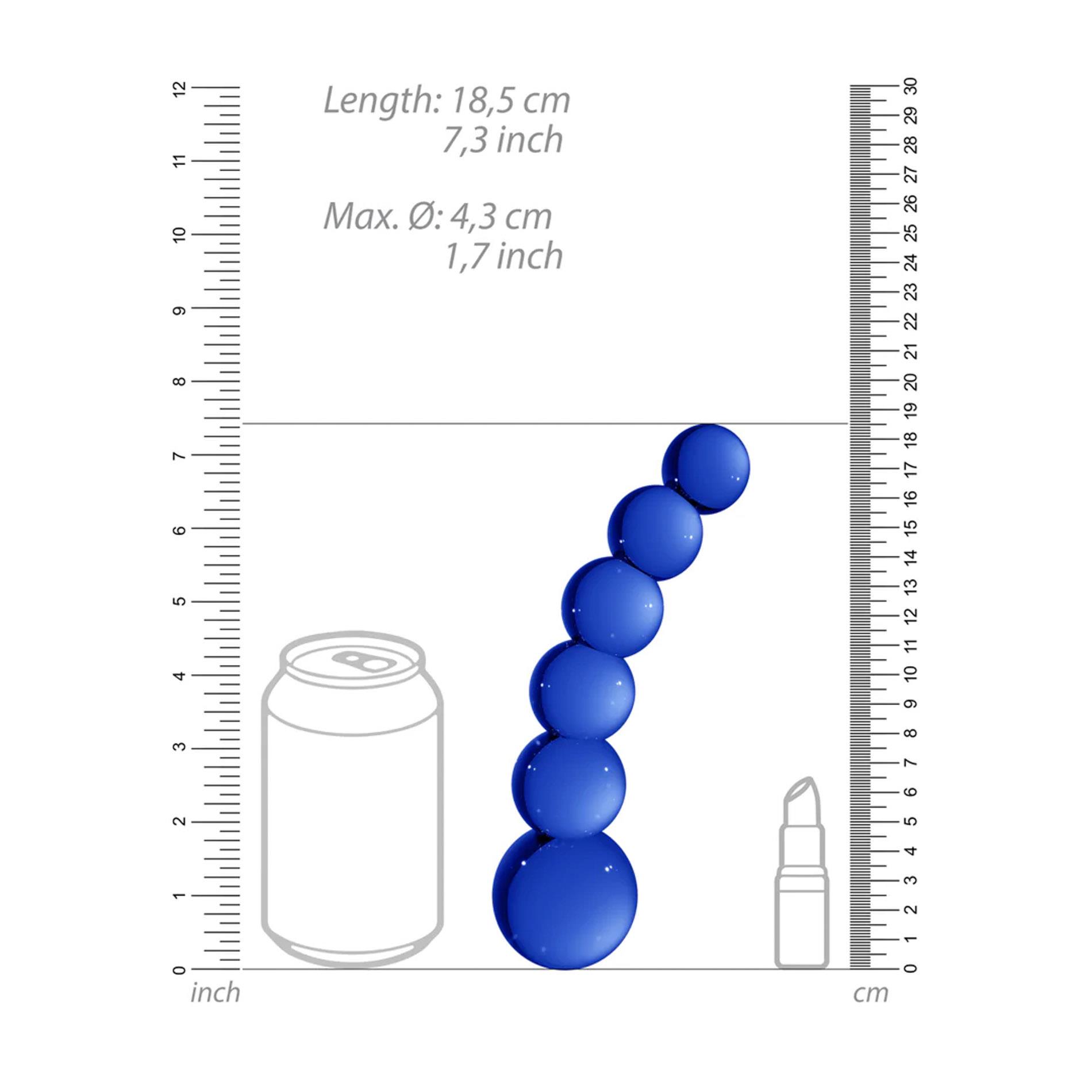 Dildo szklane Planets Chrystalino 18,5 cm - obrazek 10