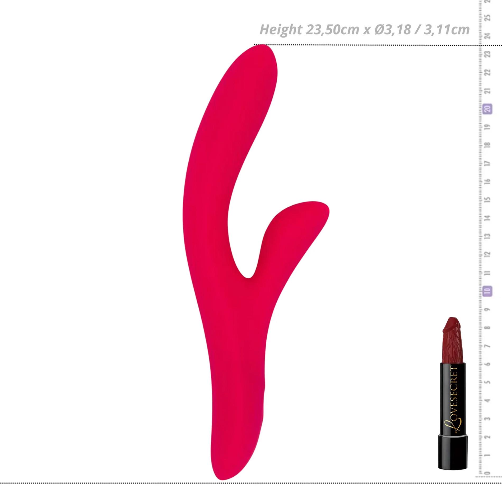 Wibrator króliczek Vibey Model Y Power Escorts różowy USB 23 5 cm - obrazek 12