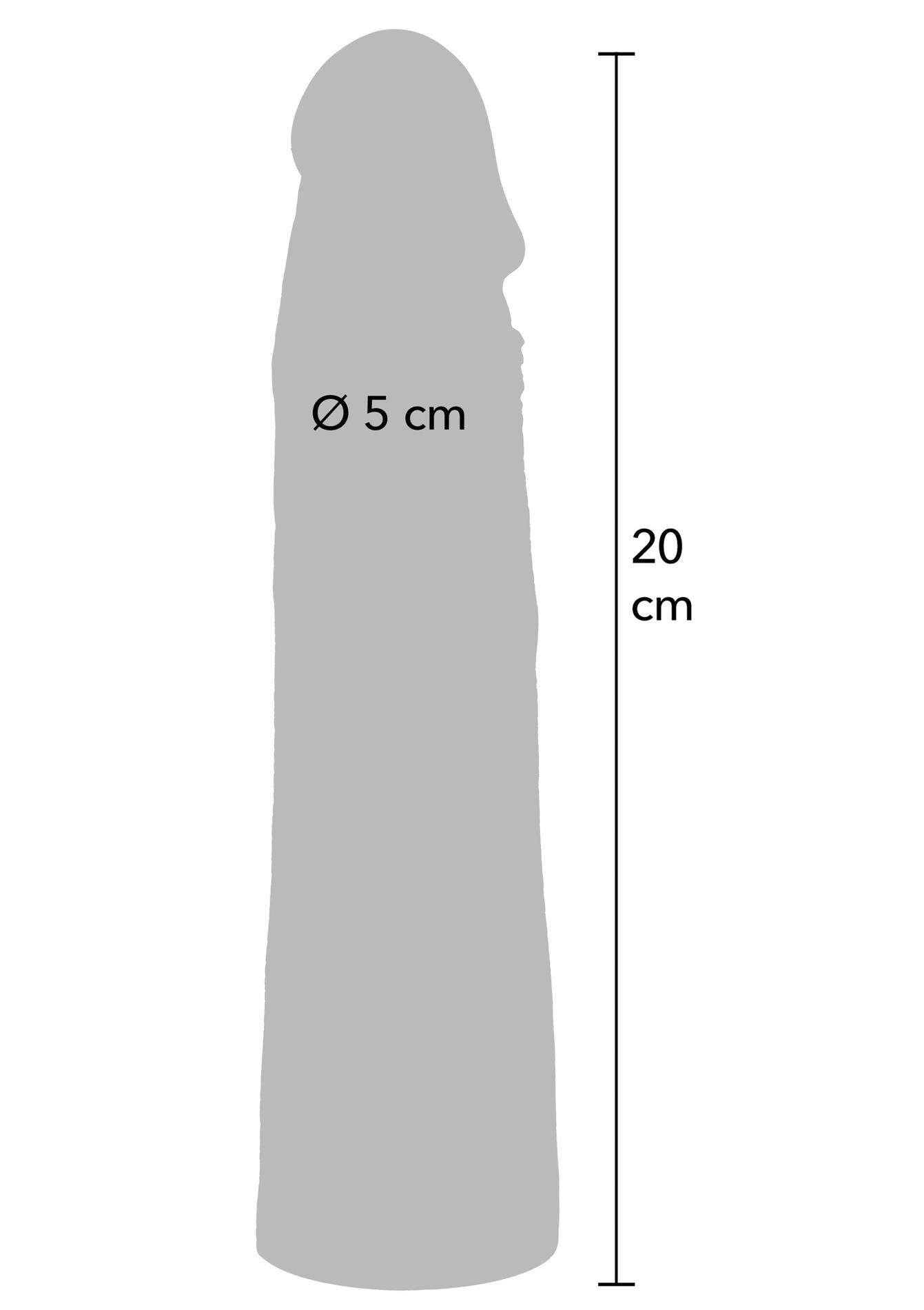 Nakładka przedłużająca silikonowa Hidden Desire Inferno 20 cm - obrazek 9