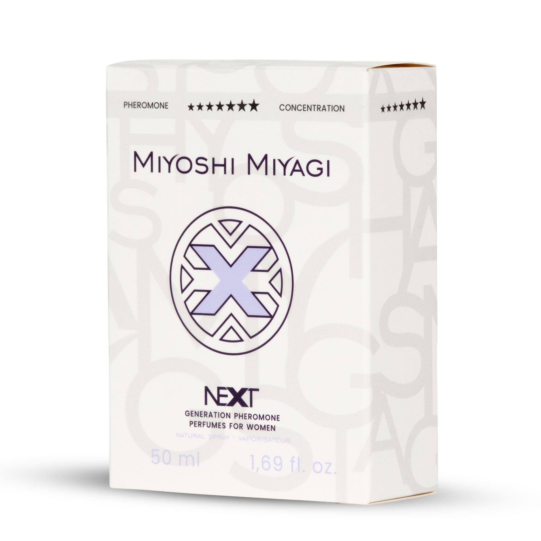 Perfumy damskie z feromonami Miyoshi Miyagi Next X 50 ml - obrazek 9