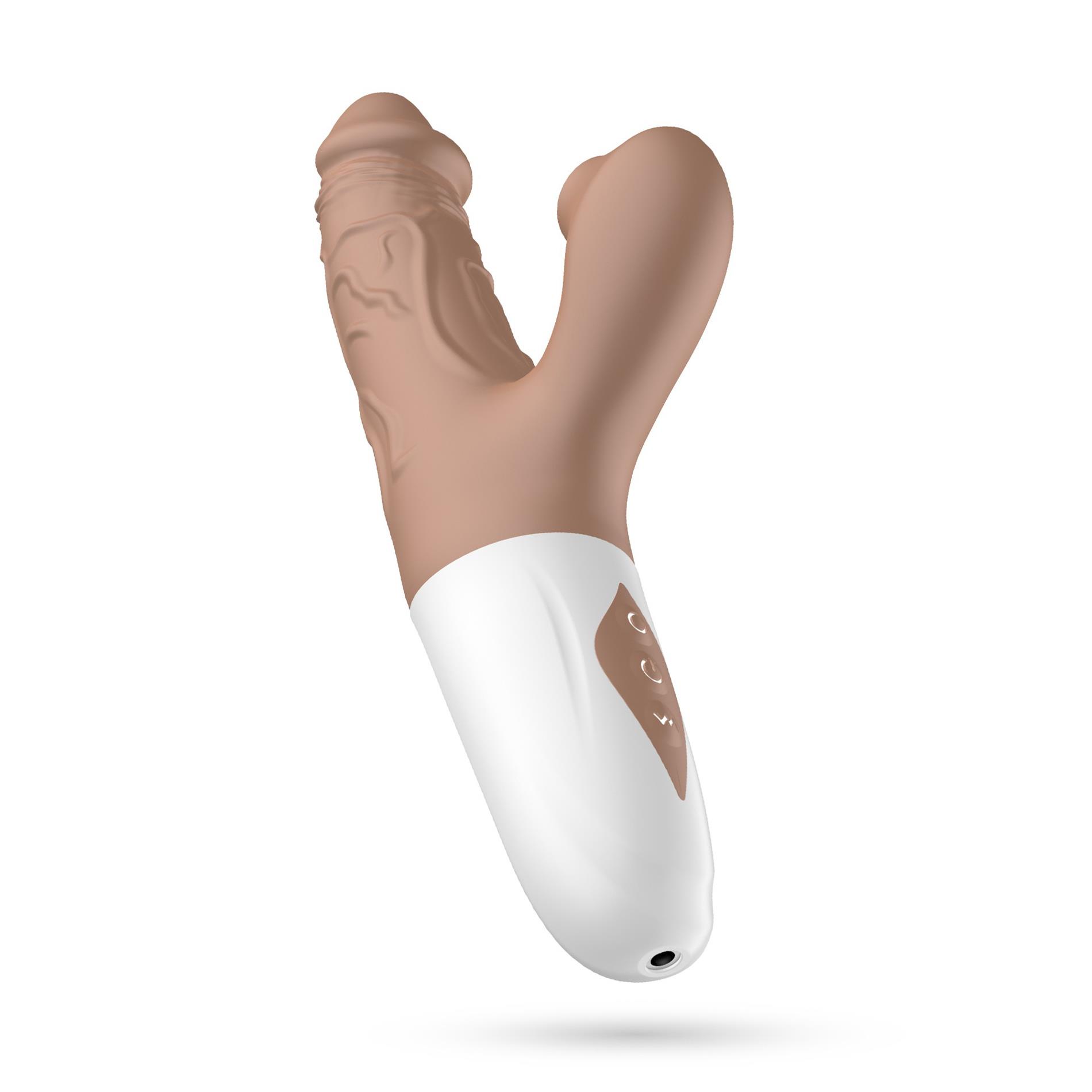 Wibrator realistyczny posuwisty Crushious El Matador 22,5 cm USB - obrazek 7