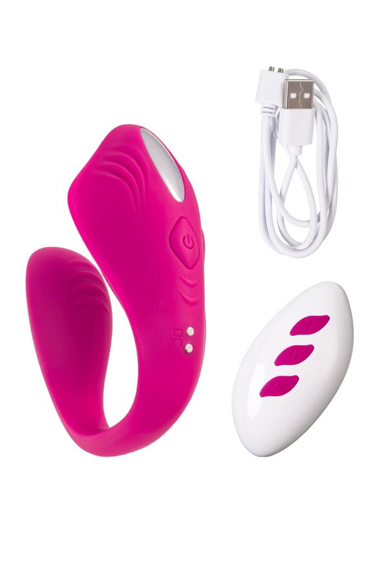 Wibrator podwójny Cobrum A Toys silikonowy różowy 9.6 cm - obrazek 10