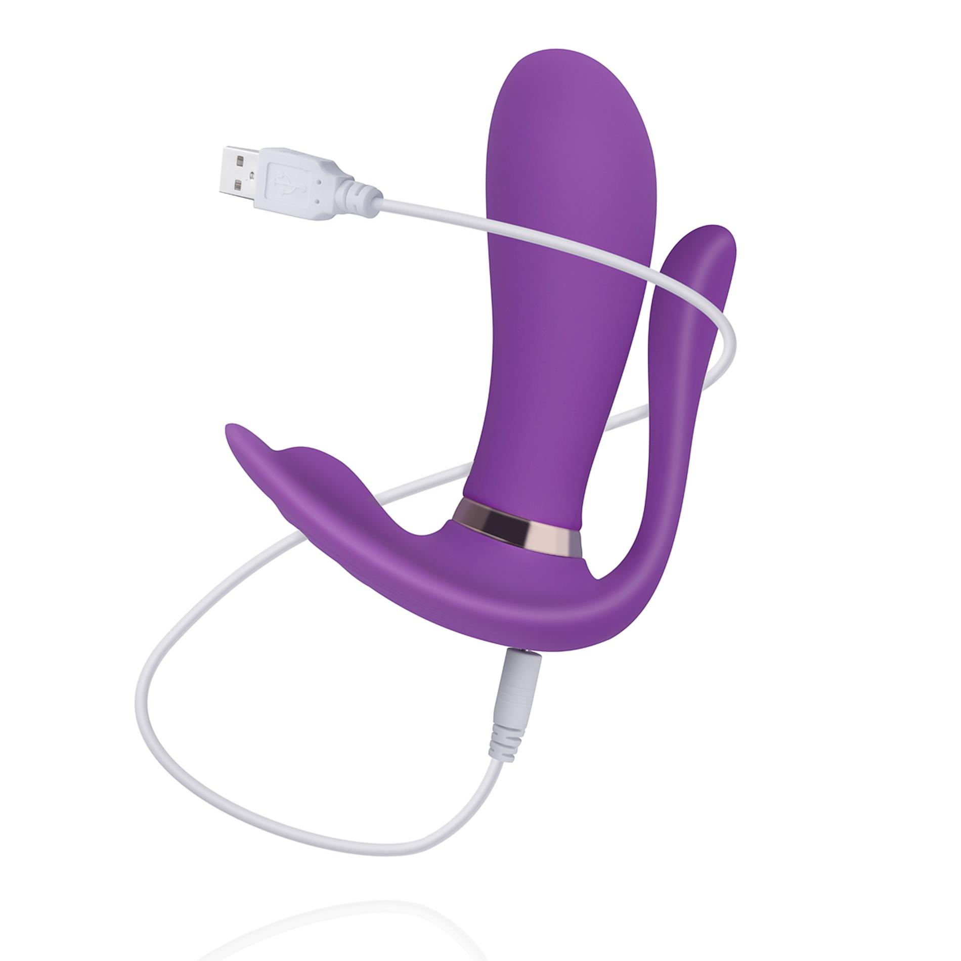 Wibrator punktu G Teazers Purple Pleaser fioletowy z pilotem - obrazek 10