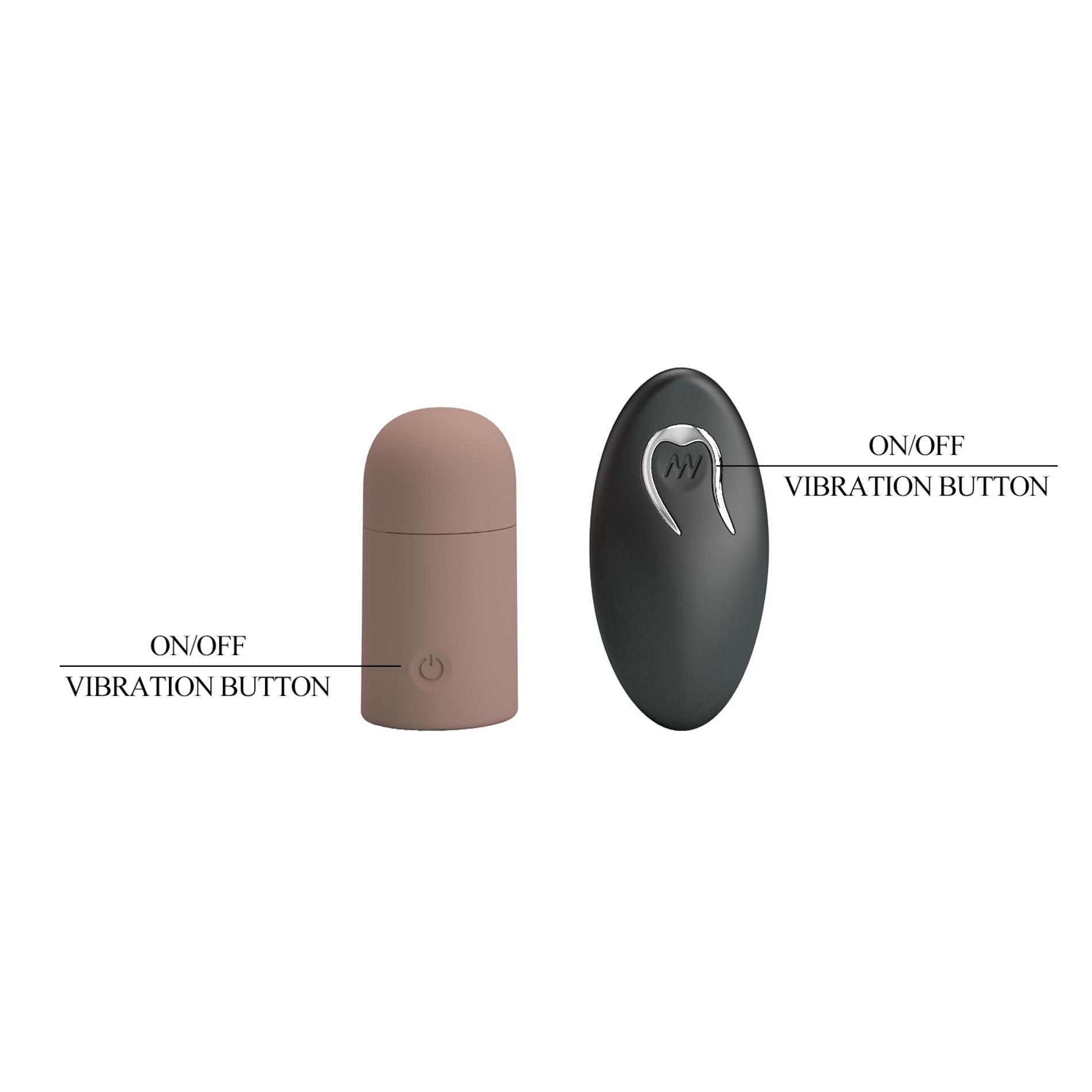 Nakładka na penisa Pretty Love realistyczna 12 wibracji USB - obrazek 9