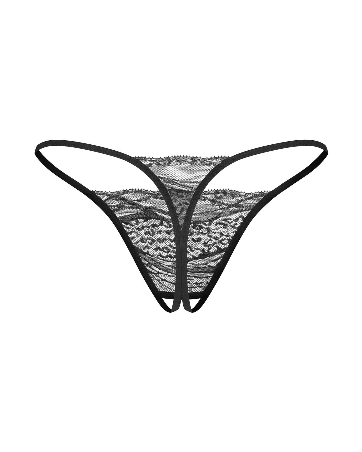 Stringi otwarte dwupak Bianca Obsessive L/XL - obrazek 8