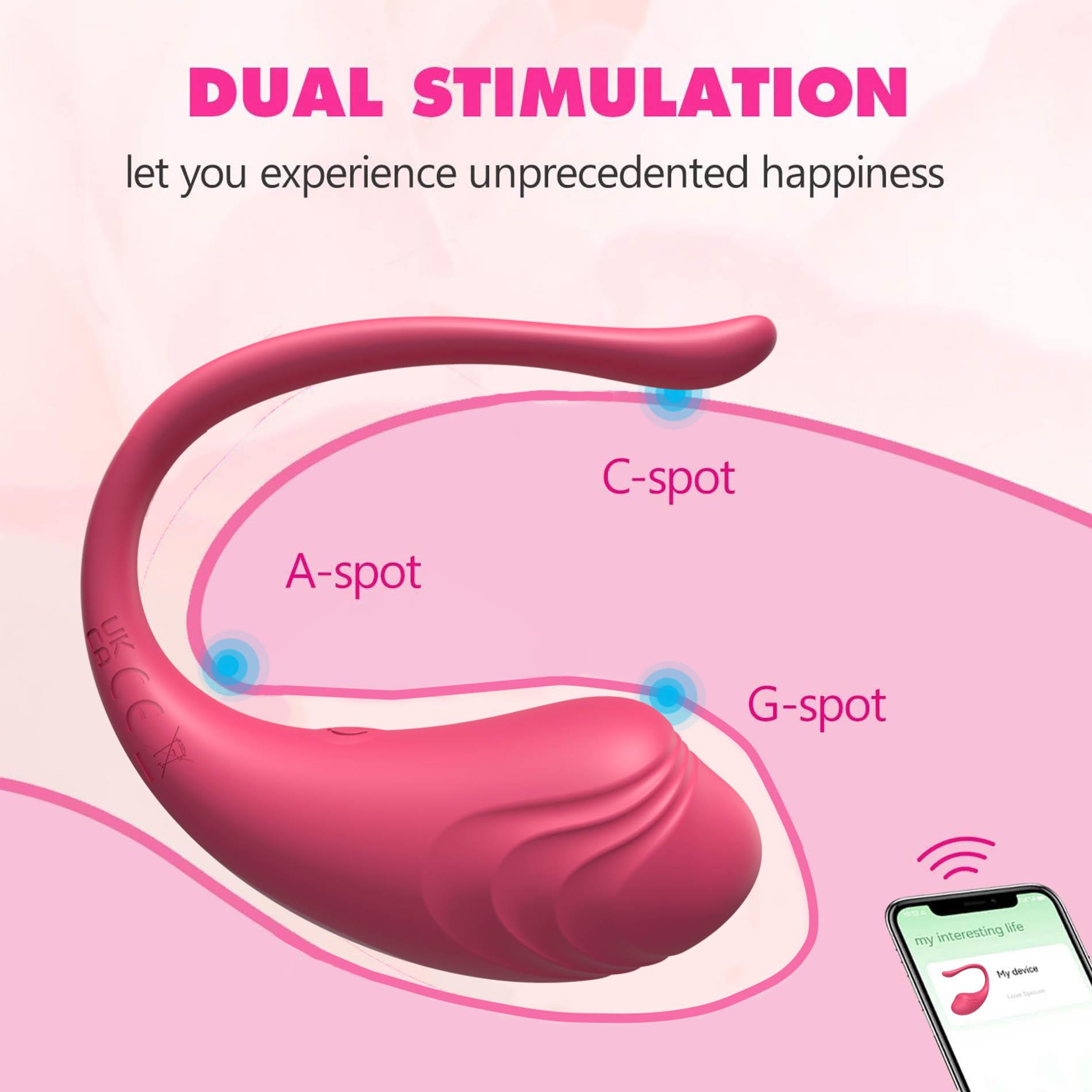 Jajeczko wibrujące App Love Egg zielone z aplikacją - obrazek 10