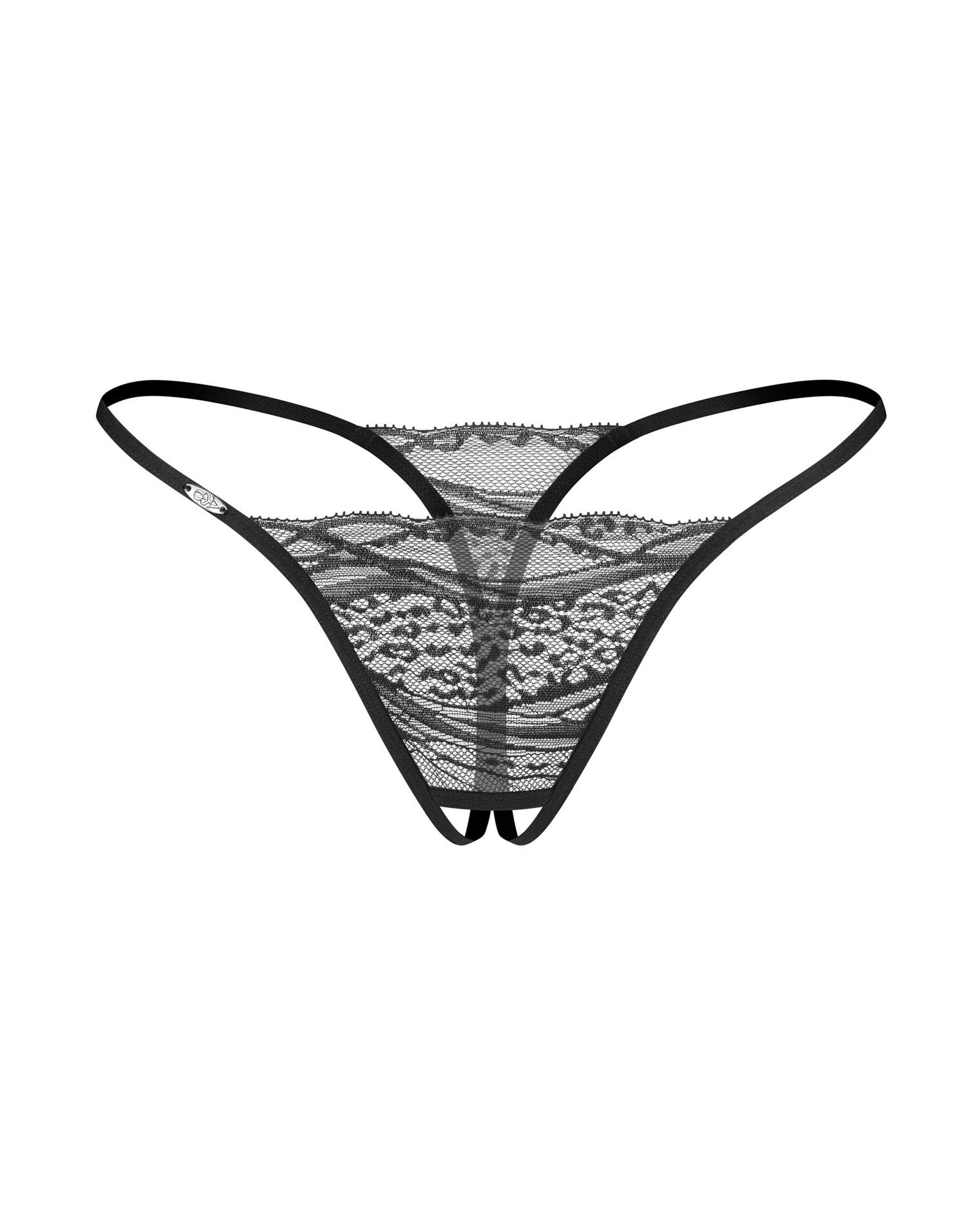 Stringi otwarte dwupak Bianca Obsessive L/XL - obrazek 9