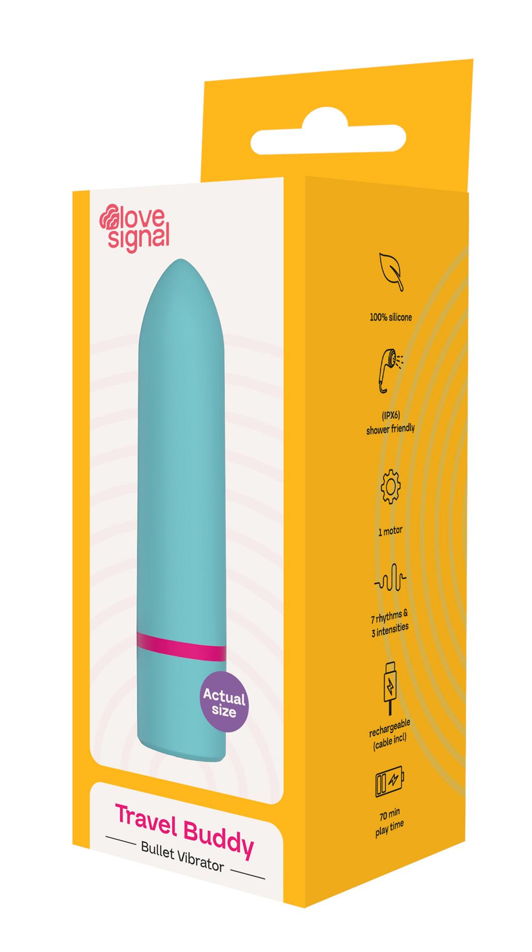 Wibrator bullet Travel Buddy Dream Toys 10 cm USB - obrazek 9