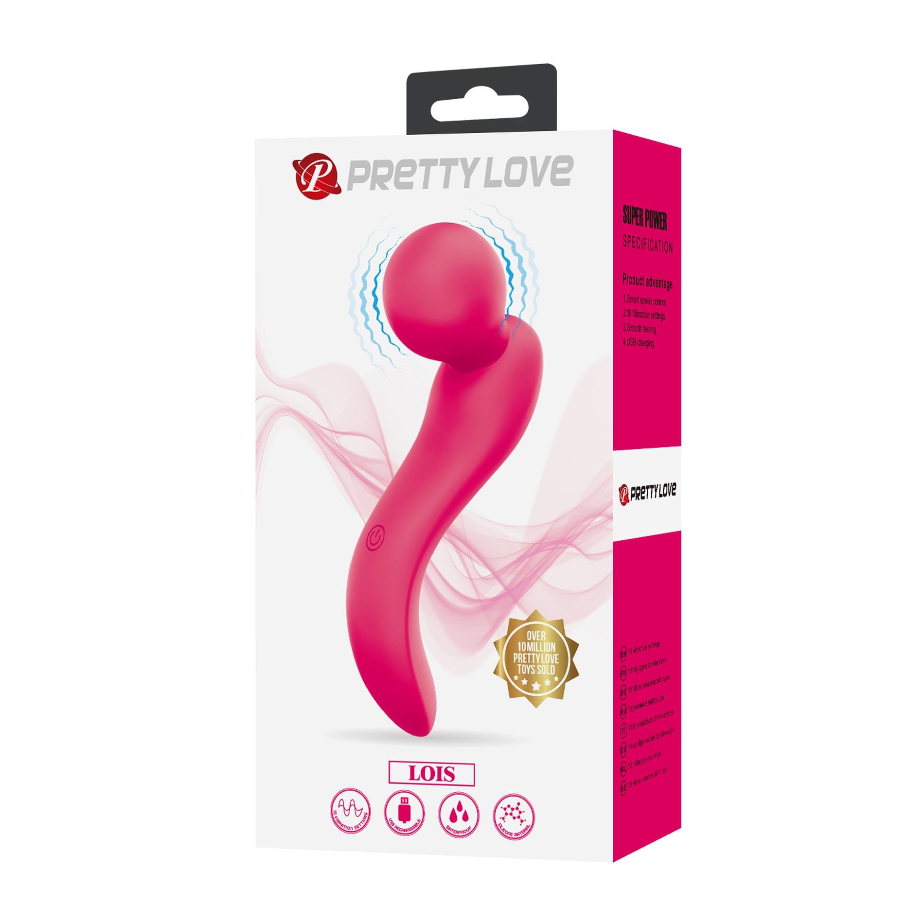 Lois - Wibrator 10 Trybów Silikon USB - obrazek 12