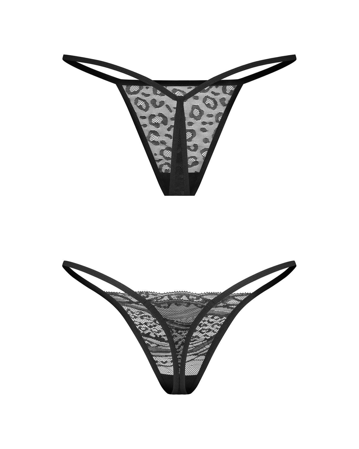 Dwupak stringów Obsessive Clara S/M - obrazek 10
