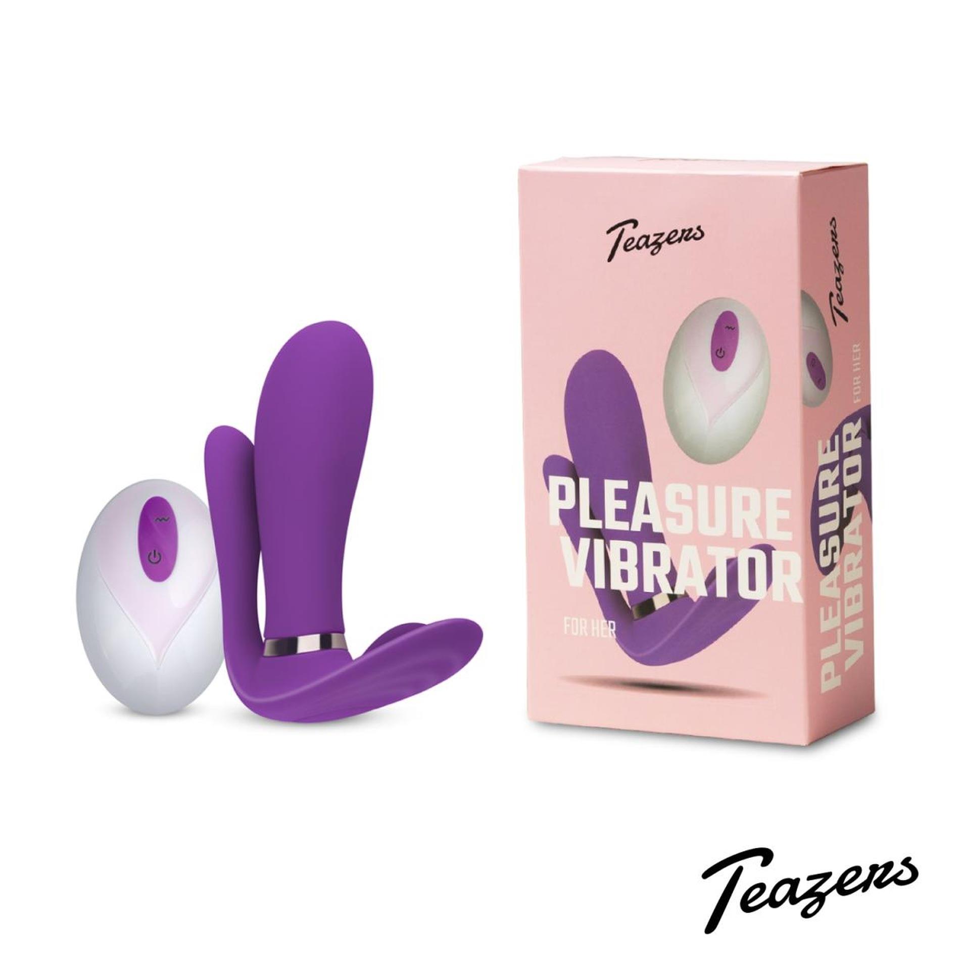 Wibrator punktu G Teazers Purple Pleaser fioletowy z pilotem - obrazek 14