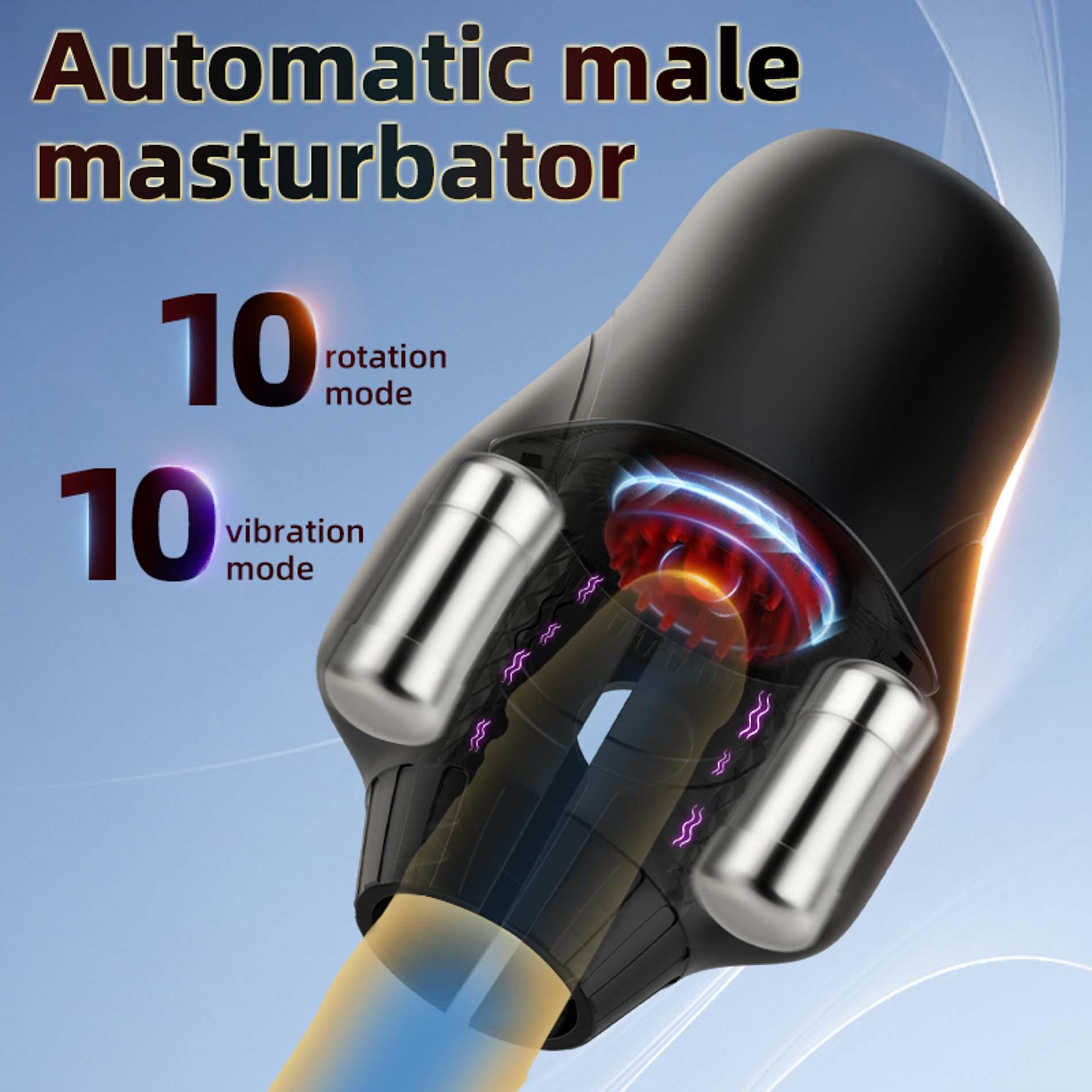 Automatyczny masturbator Cyclone Spinner Elite z rotacją i wibracją USB - obrazek 21
