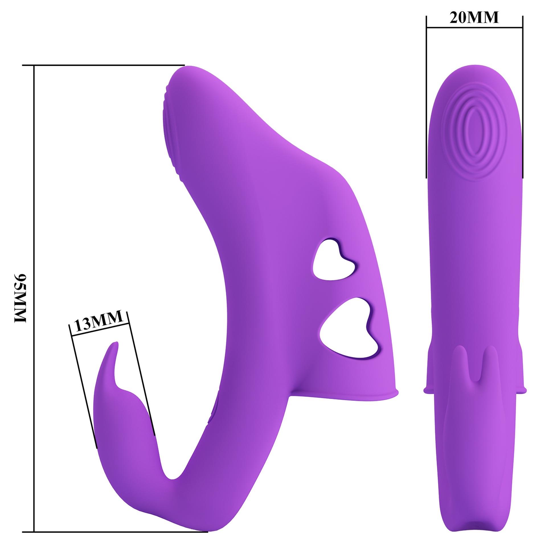 Wibrator palcowy Yenna Honey Finger Pretty Love 10 wibracji - obrazek 15