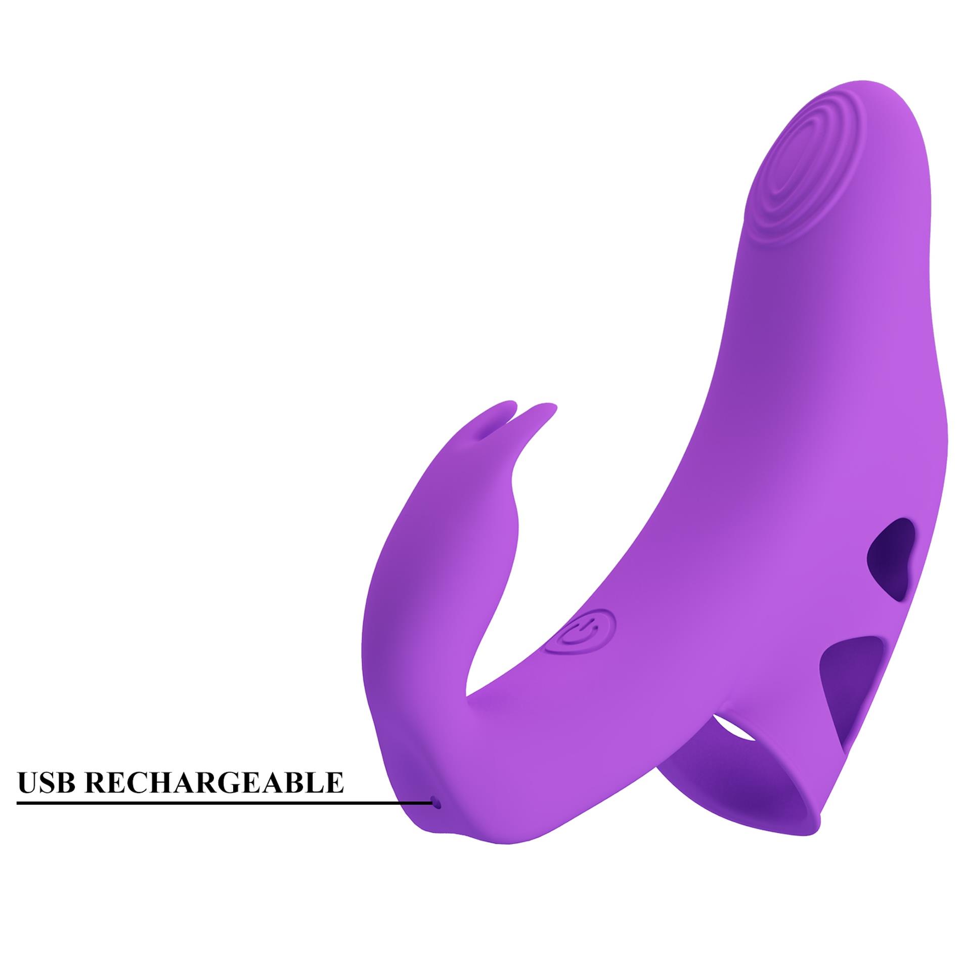 Wibrator palcowy Yenna Honey Finger Pretty Love 10 wibracji - obrazek 16