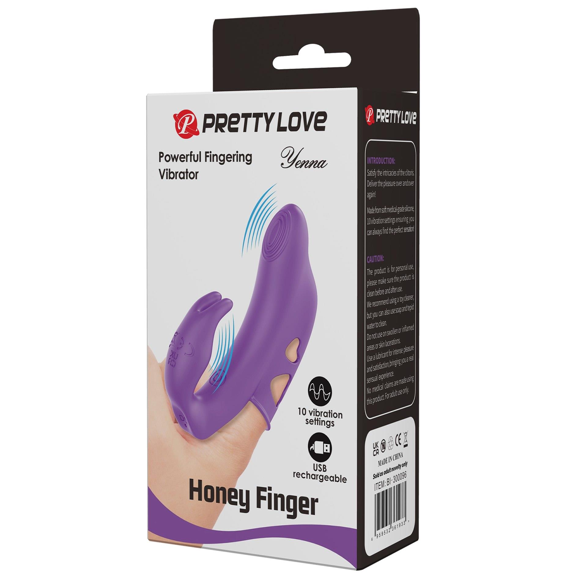 Wibrator palcowy Yenna Honey Finger Pretty Love 10 wibracji - obrazek 17