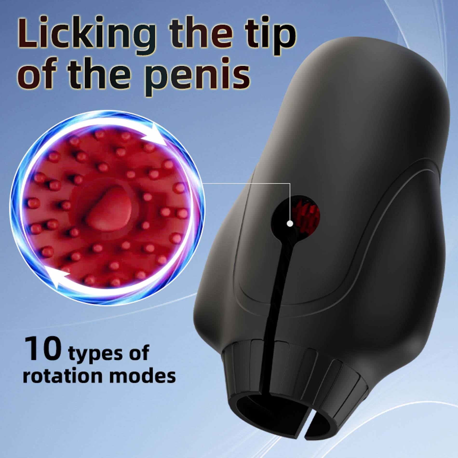 Automatyczny masturbator Cyclone Spinner Elite z rotacją i wibracją USB - obrazek 16