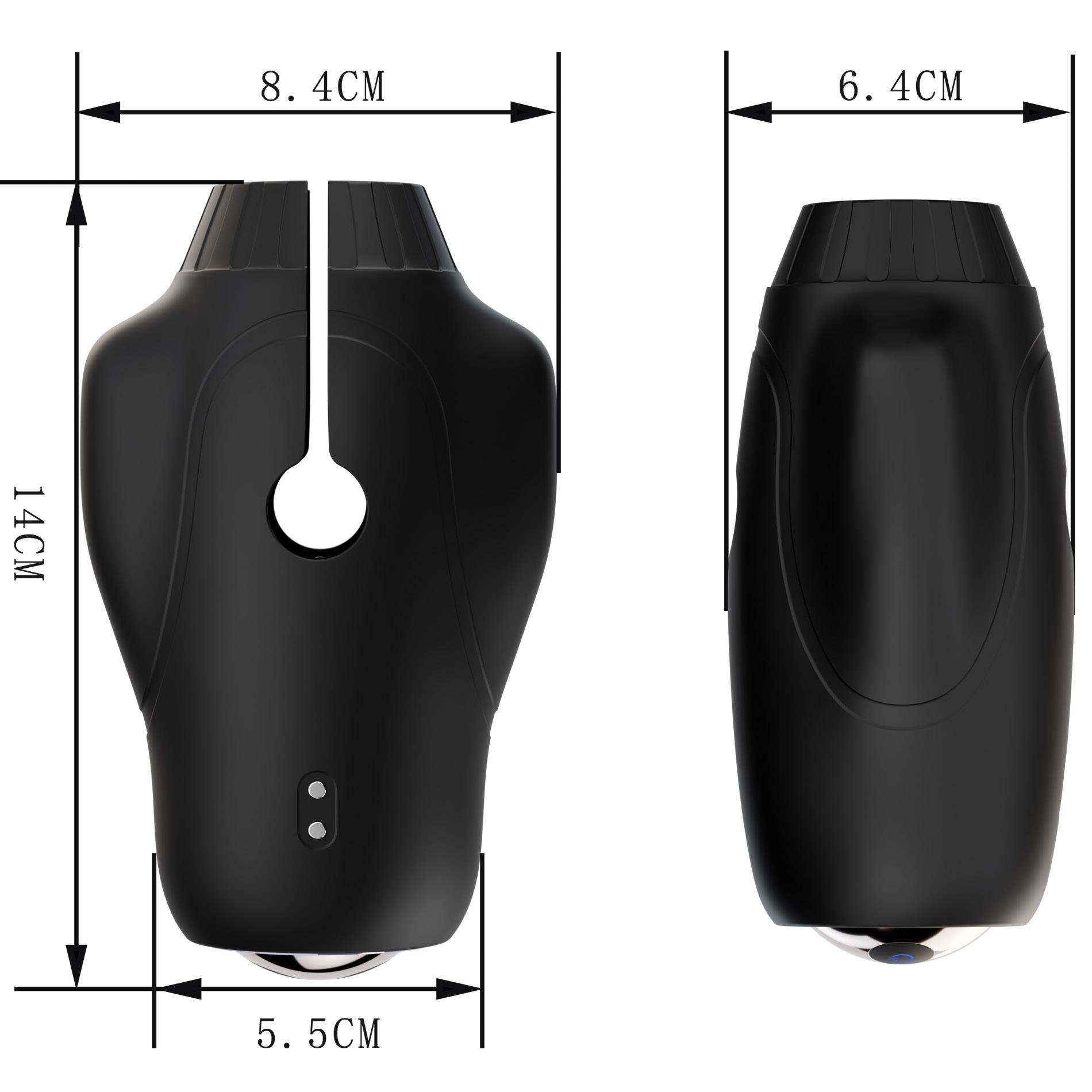Automatyczny masturbator Cyclone Spinner Elite z rotacją i wibracją USB - obrazek 23