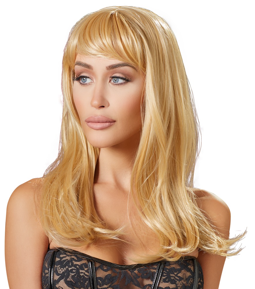 Peruka długa blond Cottelli Accessoires 45 cm - obrazek 4