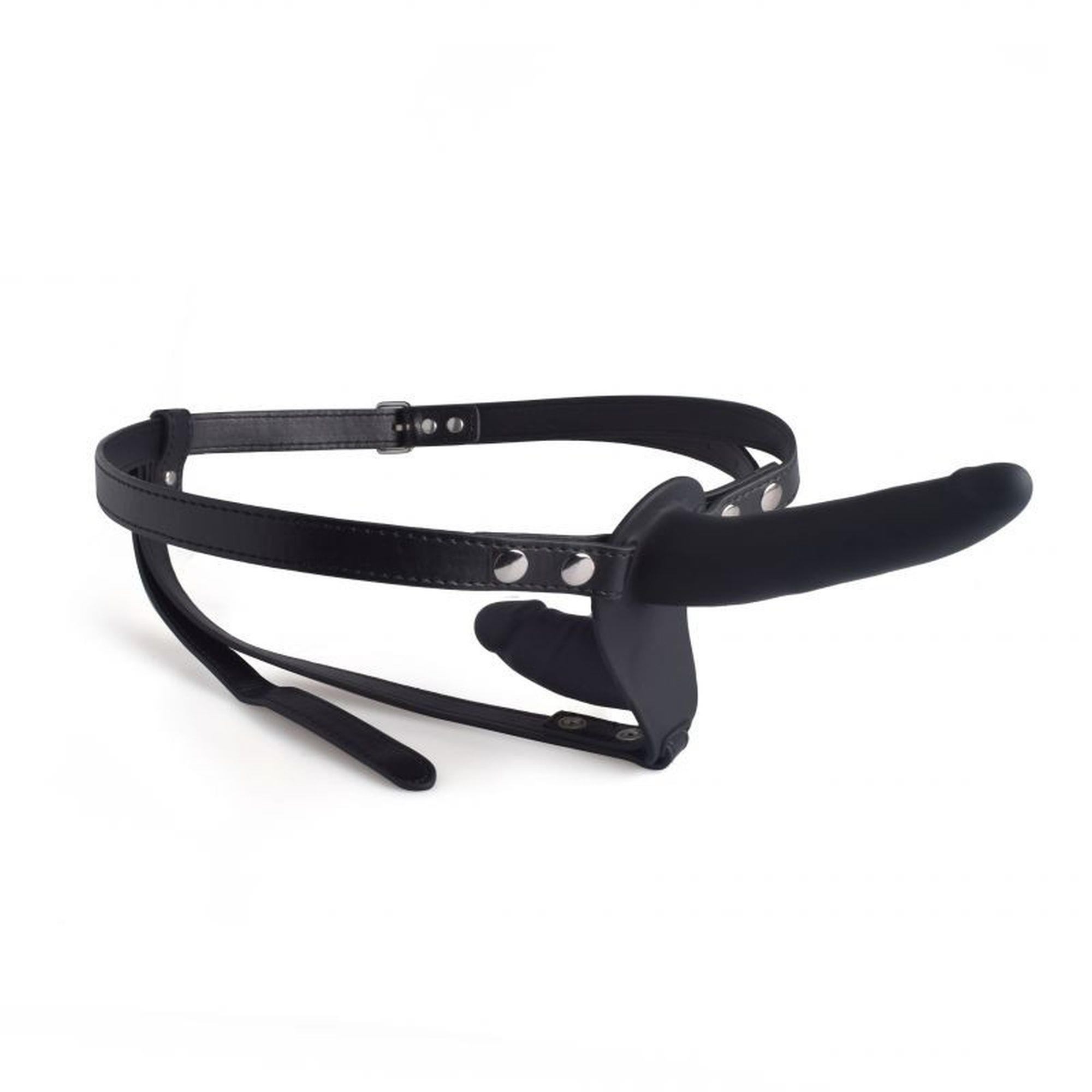 Podwójny strap on Toyz4lovers czarny