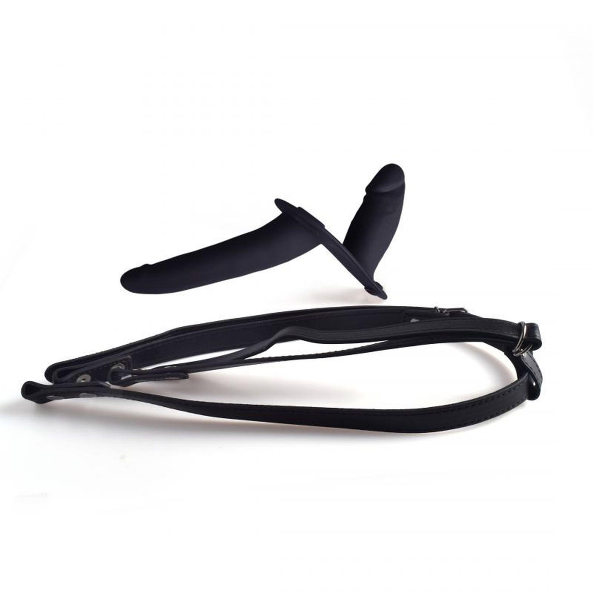Podwójny strap on Toyz4lovers czarny - obrazek 5