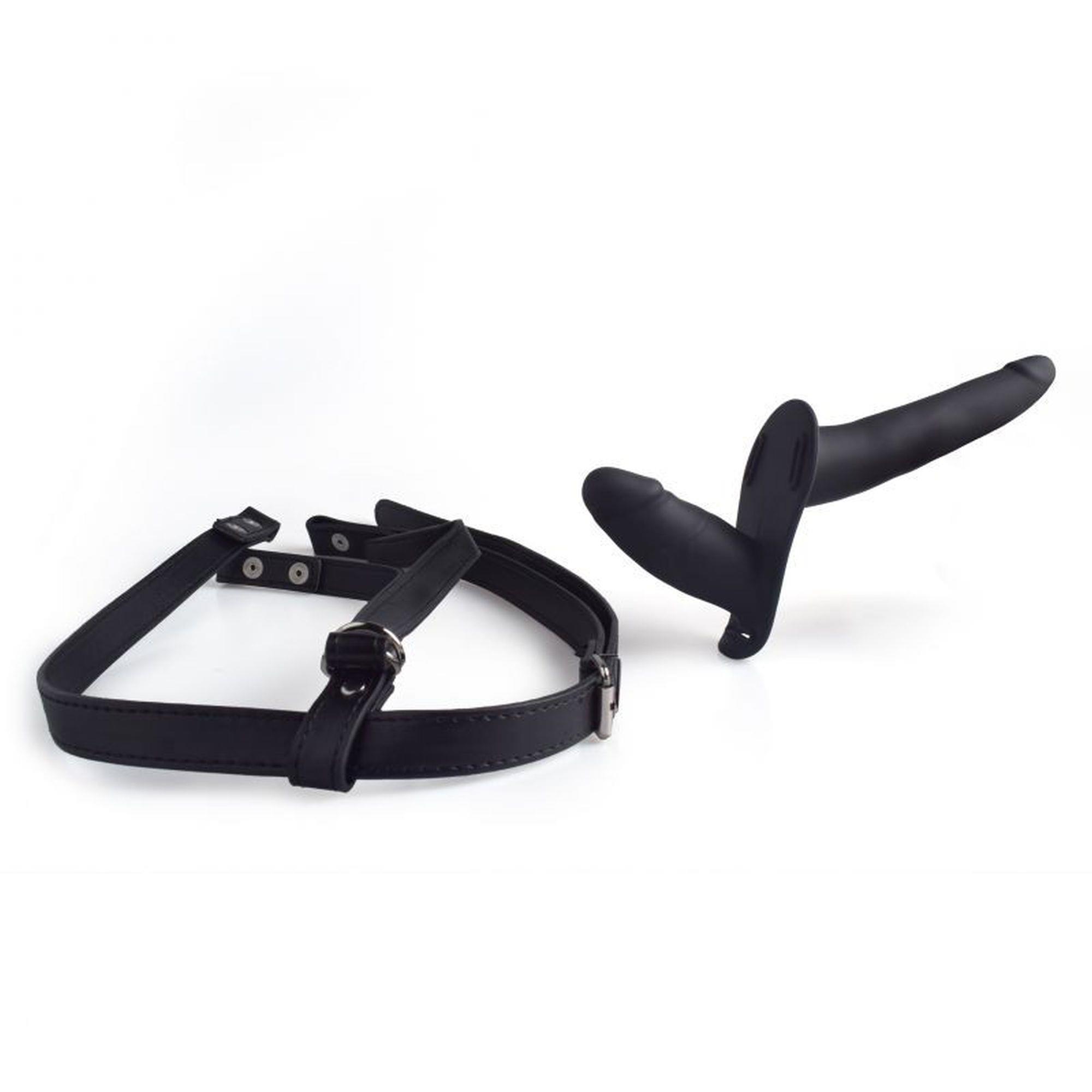 Podwójny strap on Toyz4lovers czarny - obrazek 6
