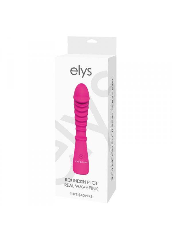 Wibrator Elys Roundish Plot Real Wave różowy USB - obrazek 2