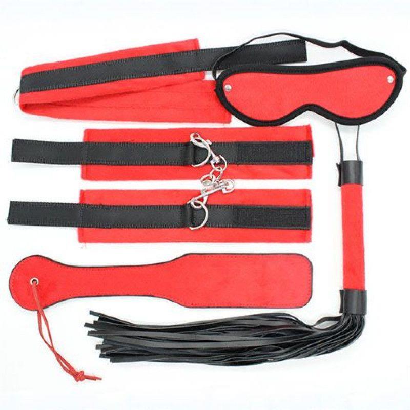 Zestaw bondage czerwono czarny Toyz4Lovers