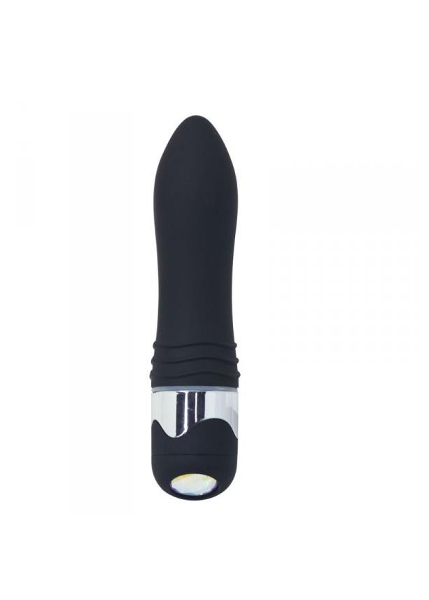 Wibrator smukły z dużym diamentem Toyz4lovers 16 cm wodoodporny