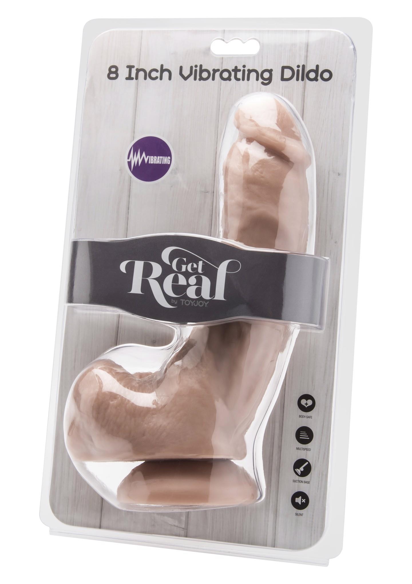 Wibrator Get Real ToyJoy realistyczny cielisty 20 cm - obrazek 3