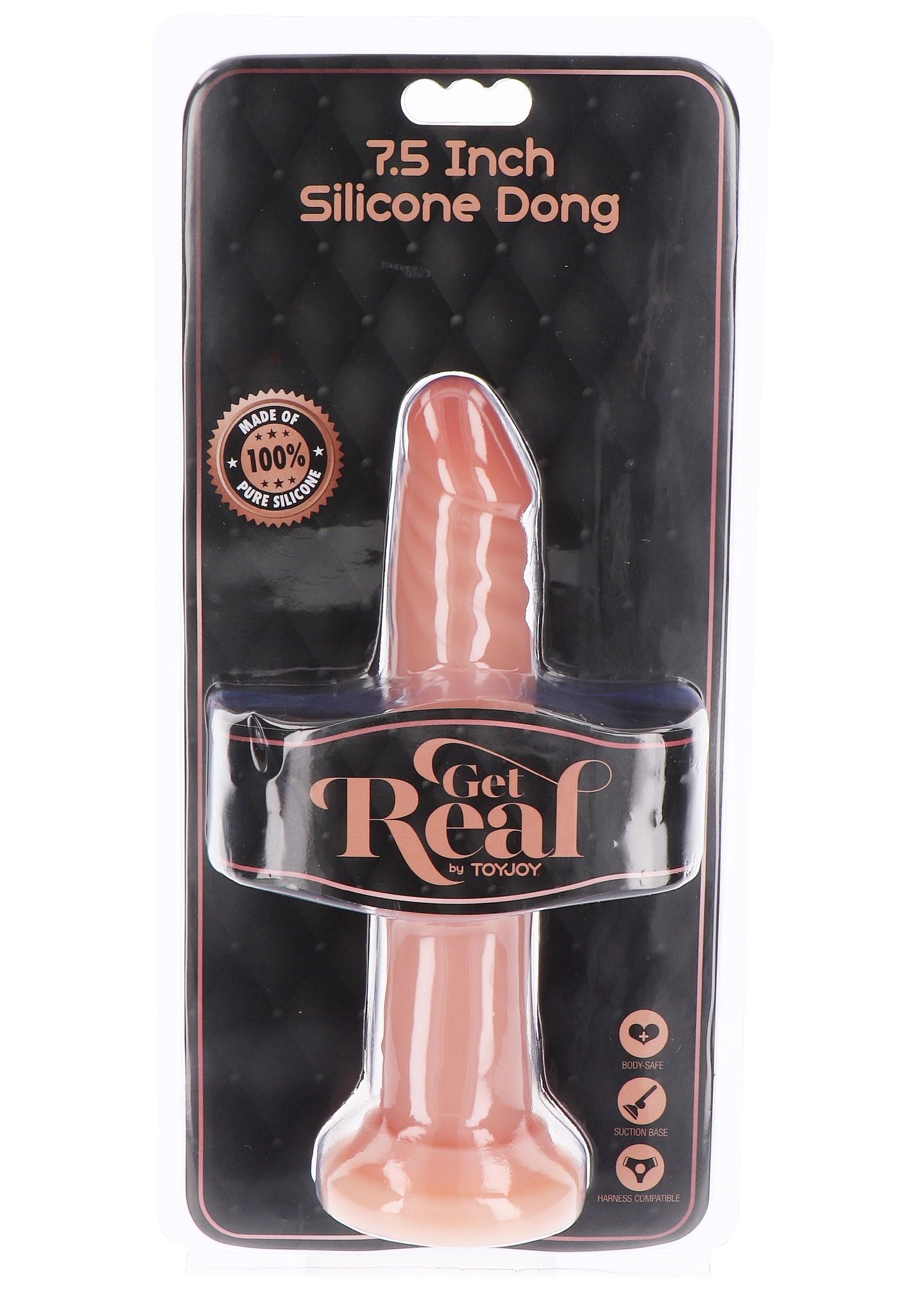 Dildo silikonowe ToyJoy Get Real cieliste 19 cm - obrazek 2