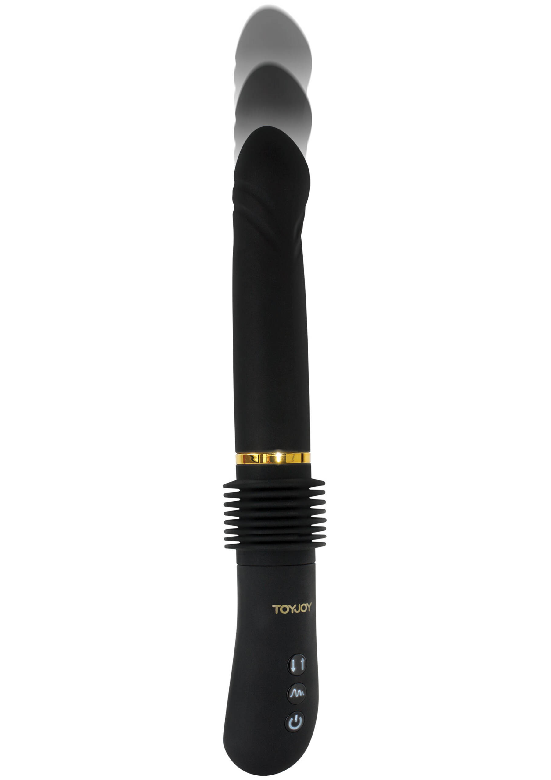 Wibrator pchający Magnum Opus ToyJoy czarny 31 cm USB - obrazek 4