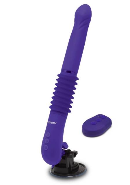 Wibrator ToyJoy Magnum Opus Supreme Thruster 2 fioletowy 31 cm