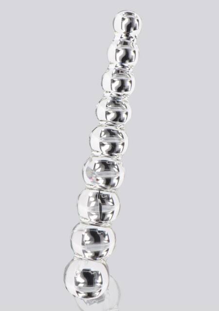 Dildo szklane ToyJoy Frozen Fountain transparentne 22 cm