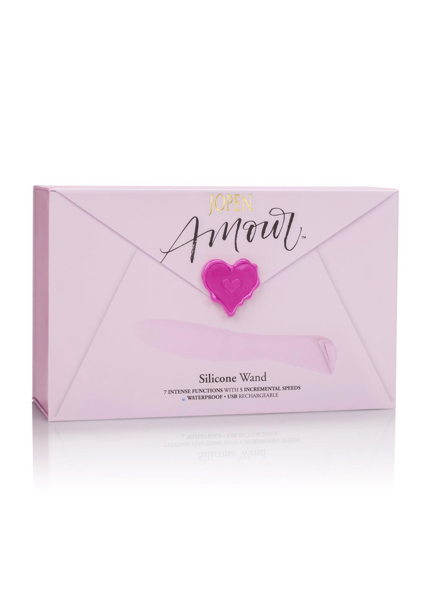 Amour Silicone Wand Pink - obrazek 4