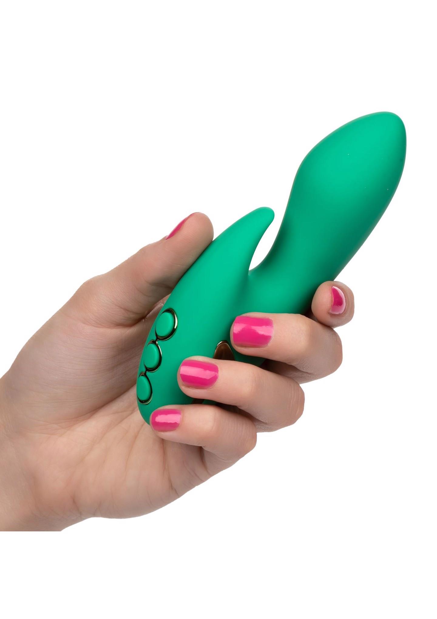 Wibrator silikonowy Calexotics Sierra Sensation zielony 10 funkcji - obrazek 7