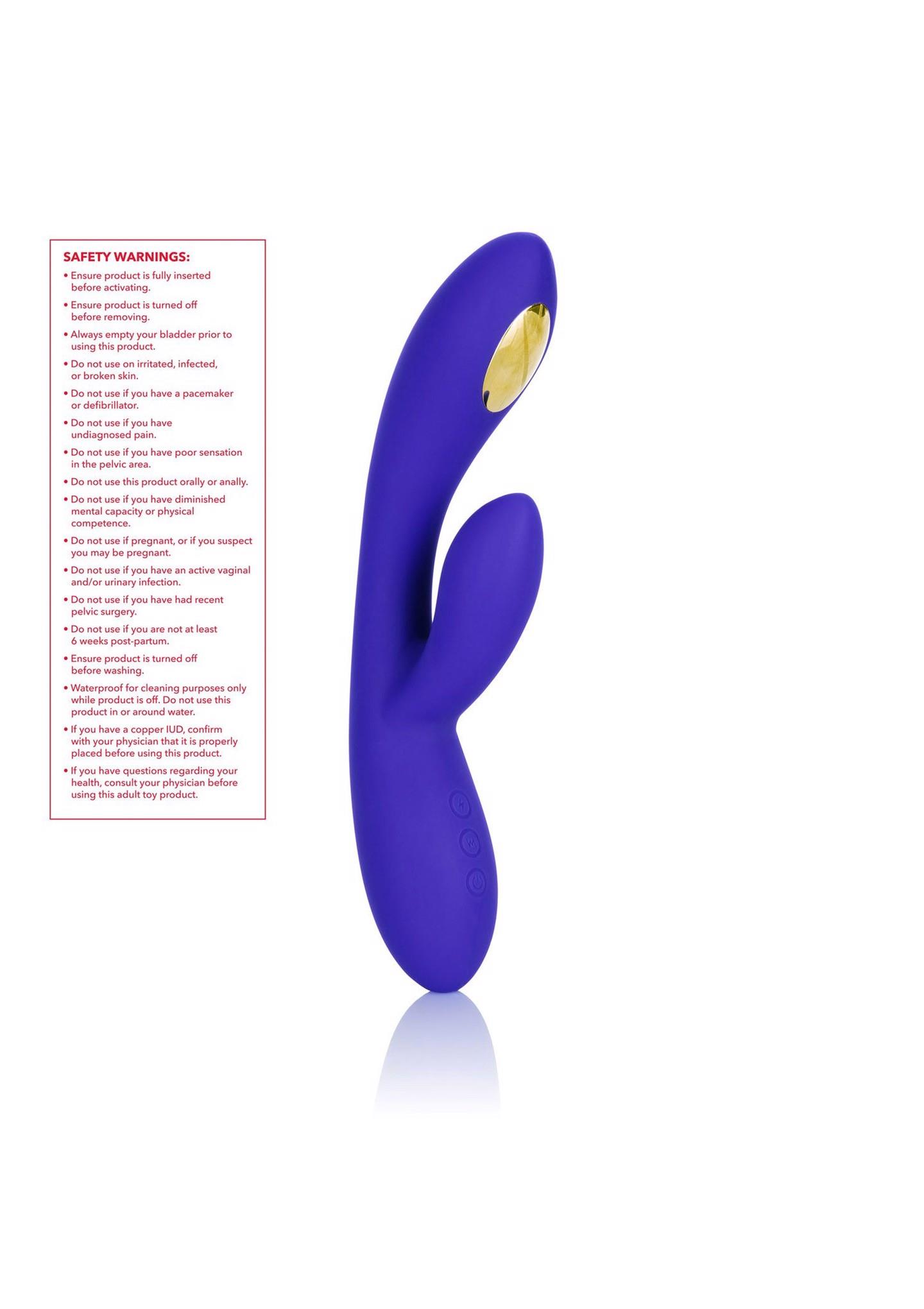Wibrator punktu G Estim Dual Wand niebieski 21.5 cm - obrazek 8