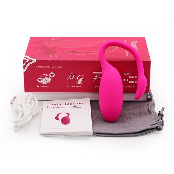 Wibrator punkt G Flamingo Magic Motion sterowany aplikacją silikonowy 7cm - obrazek 2